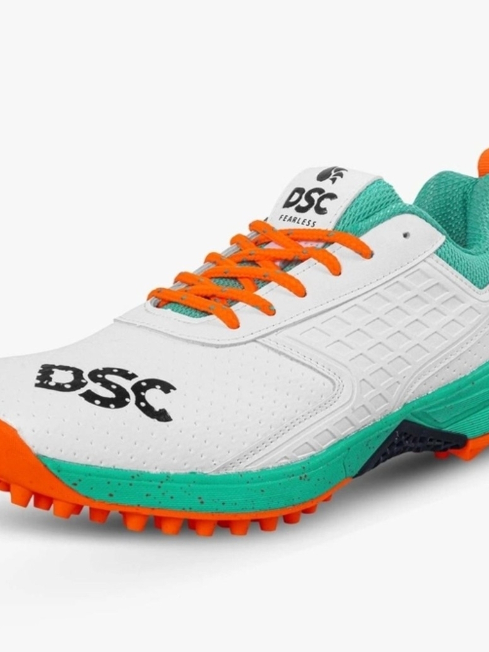 DSC-Cricket Jaffa 22 Women's White Teal Orange Athletic Shoes Size 4